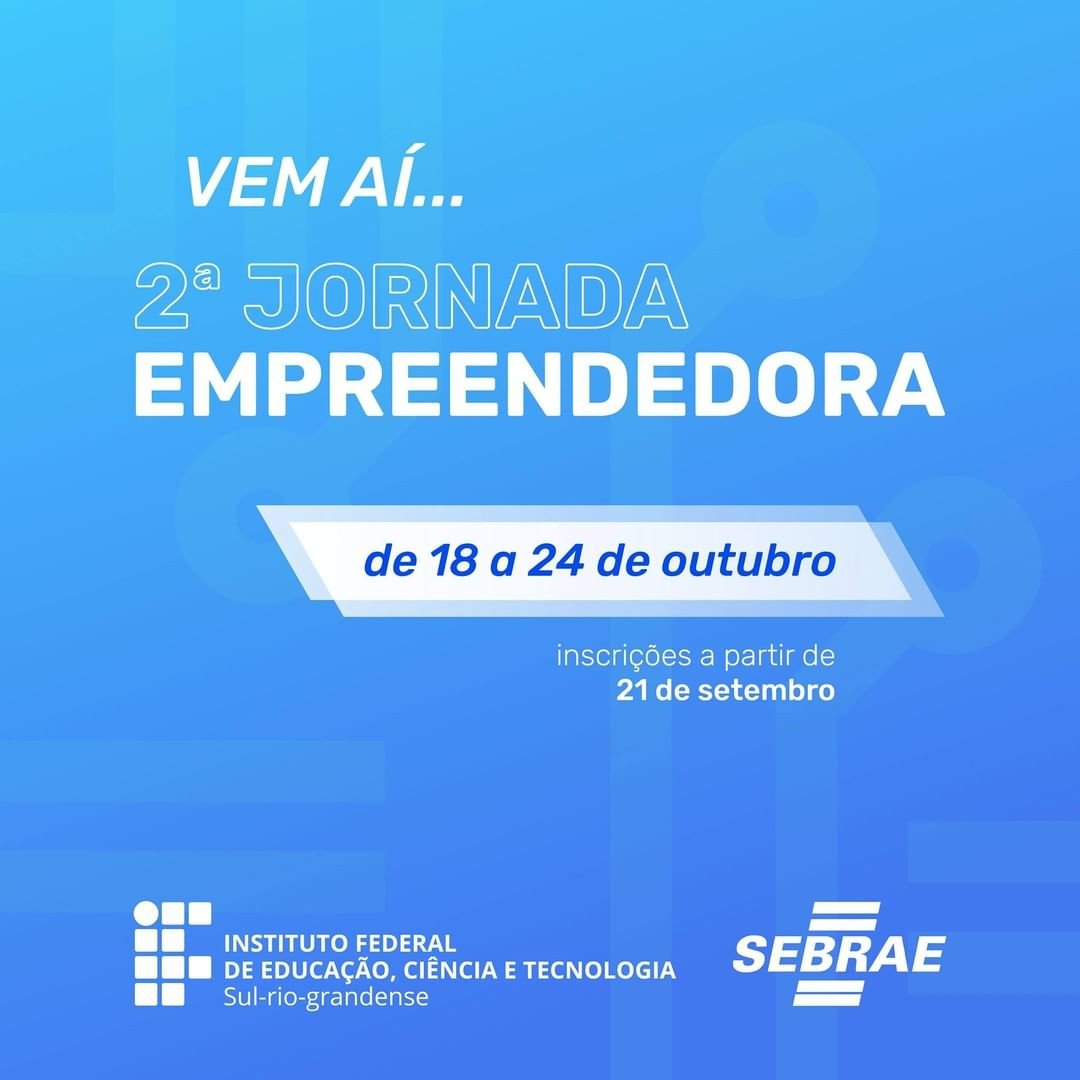 II Jornada Empreendedora do IFSul — imagem histórica
